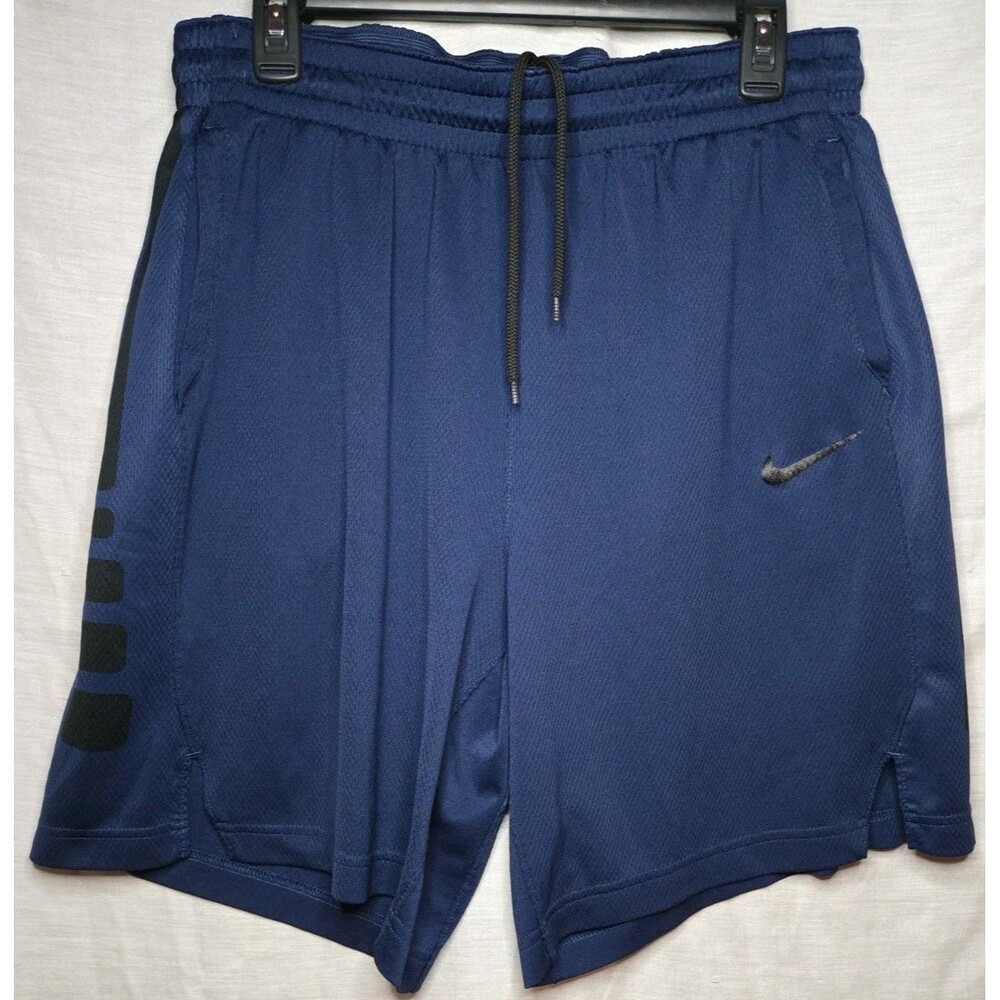 Nike Dri-FIT Men’s XXL Blue Athletic Training Shorts Swoosh Logo